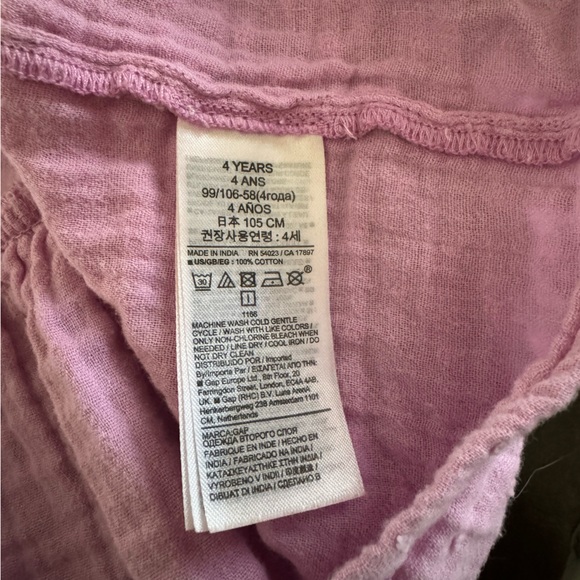 GAP Toddler Crinkle Gauze Tiered Dress - Picture 6 of 7